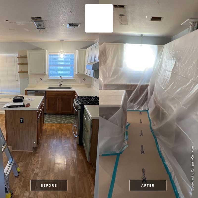 Kitchen Mold Removal Containment